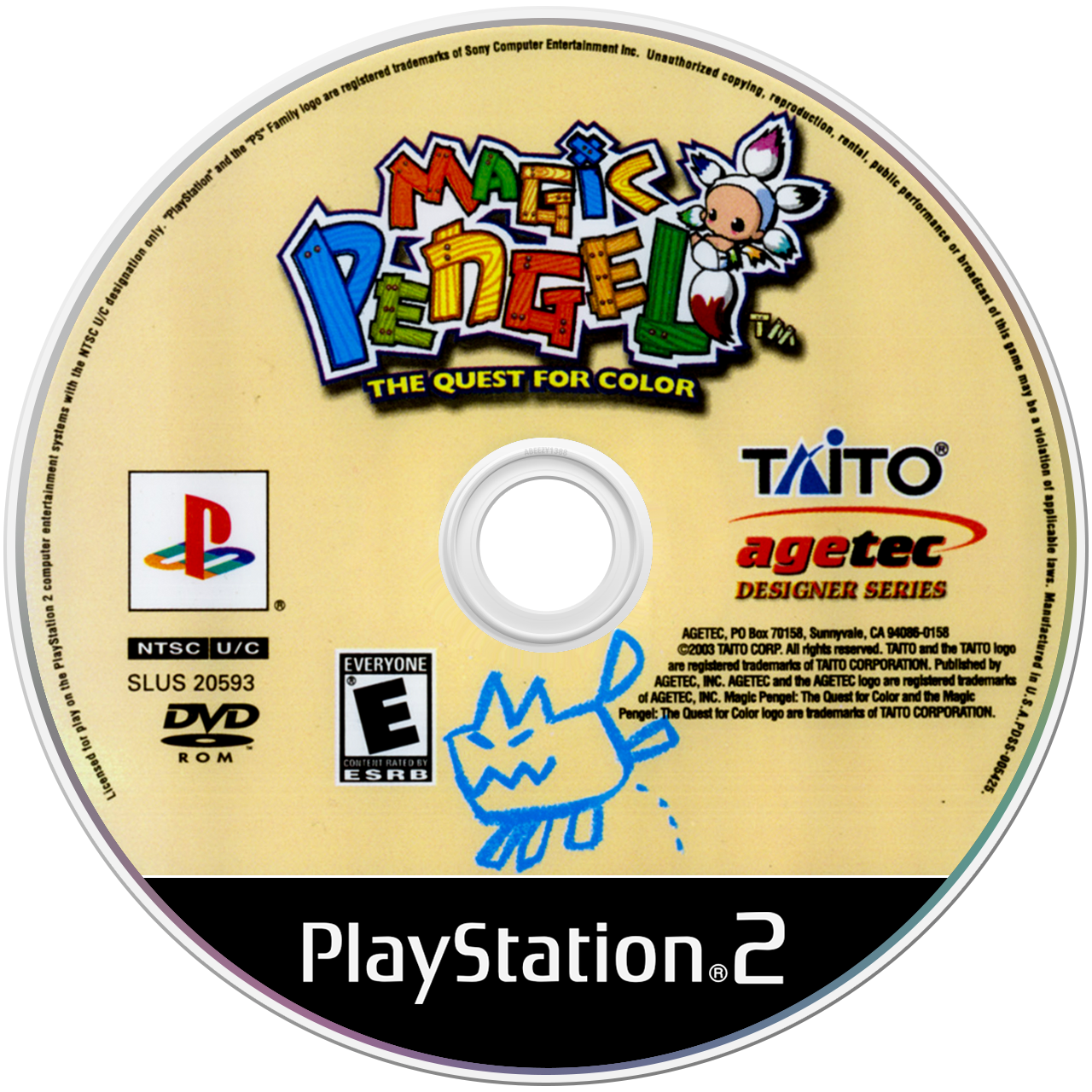 Magic Pengel The Quest For Color media 5 for Playstation 2